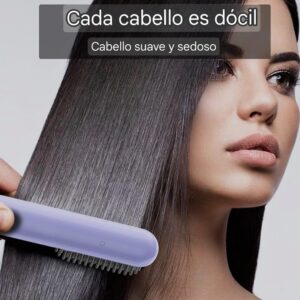 Mini Cepillo Alisador de Pelo - Caliente