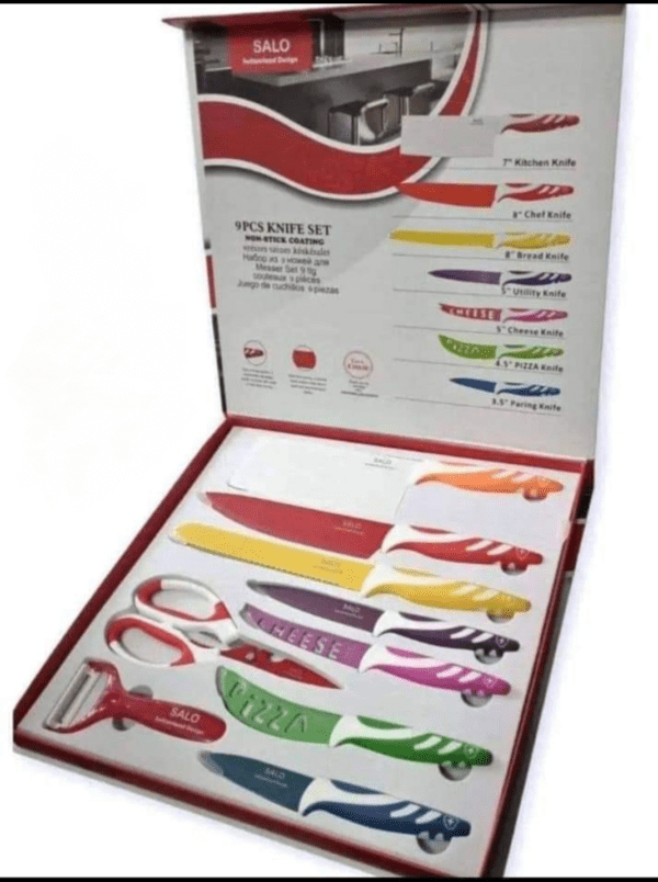 Juego De Cuchillo (9 Piezas)