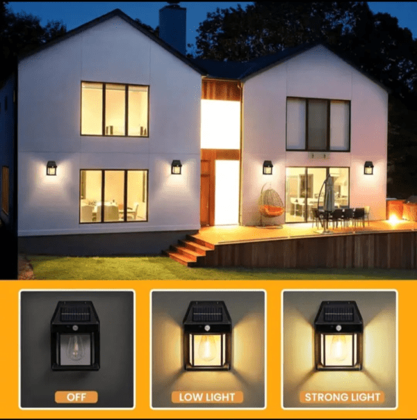 LAMPARA LED SOLAR PARA EXTERIORES - Imagen 2