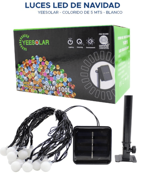 LED DE NAVIDAD SOLAR colorido - Imagen 2