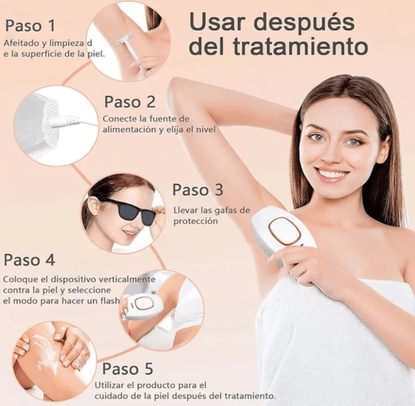 DEPILADORA LASER IPL - Imagen 4